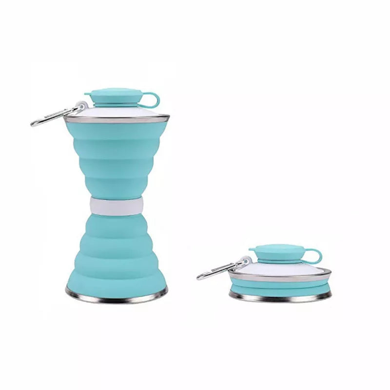 Foldable Water Bottle (Space Saving ) for Travel /Camping /Trekking - Travel Light