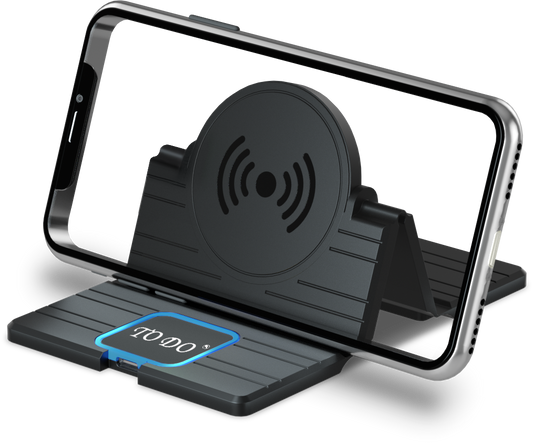 2 in 1 Wireless Charging Phone Holder Pad